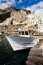 Beautiful steep village of Amalfi