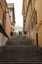 Beautiful steps in Rome, Italy
