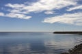 Beautiful Still Lake In Winter