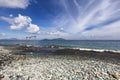 Beautiful stone beach Royalty Free Stock Photo