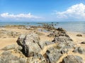 Beautiful Stone Beach In Tanjung Kalian Muntok, Indonesia