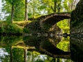 Beautiful stone bridge over the river Kuja,