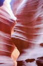 Beautiful stone shape in Antelope Canyon