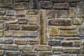 Beautiful stone wall background from flat stones Royalty Free Stock Photo