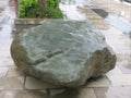 Beautiful stone, washed smooth by water Royalty Free Stock Photo