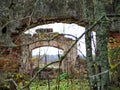 Beautiful stonework. The ruins of the ancient estate of the Korf barons