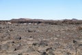 Beautiful stony rocky desert landscape of Iceland