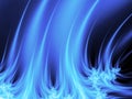 Beautiful stop-motion design illustration of blue flames. beautiful fire background texture.