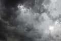 Beautiful storm sky with clouds Royalty Free Stock Photo