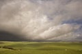 Beautiful stormy landscape over countryside Royalty Free Stock Photo