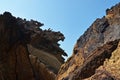 Rocks in the Valley of Statues , Hormuz Island , Persian Gulf Royalty Free Stock Photo