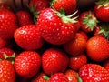 Beautiful strawberries amazing delicious fruit