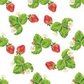 Beautiful strawberries Royalty Free Stock Photo