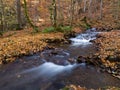 Beautiful Stream and Autumn at Yedigoller, Turkey