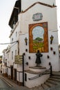 Beautiful street of Andalusian city Alora. Situated in province of Malaga Royalty Free Stock Photo