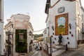 Beautiful street of Andalusian city Alora. Situated in province of Malaga Royalty Free Stock Photo