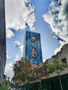 Beautiful street art on building in Perth CBD, the Adnate.