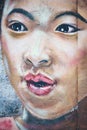 Street art chinese girl
