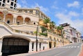 beautiful street buildings against sky in Monaco