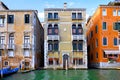 Beautiful street,Grand Canal in Venice, Italy