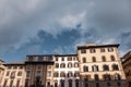 Beautiful street in the old town of Florence, Italy Royalty Free Stock Photo