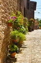 Beautiful street in Spello. Italy