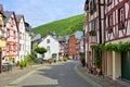 Street of half timbered buildings in the town of Bernkastel Kues, Germany Royalty Free Stock Photo