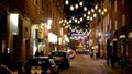 Beautiful street view Seven Dials London at Christmas time - LONDON, ENGLAND - DECEMBER 10, 2019 Royalty Free Stock Photo