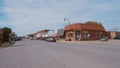 Beautiful street view in the small town of Stroud in Oklahoma - OKLAHOMA CITY-OKLAHOMA, OCTOBER 21,2017