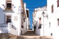 View of old town streets in Altea city, Spain Royalty Free Stock Photo