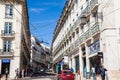 Beautiful streets and antique buildings around the famous Luis de Camoes Square