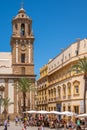 Beautiful streets of Old Town Cadiz