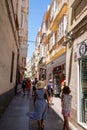 Beautiful streets of Old Town Cadiz