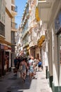 Beautiful streets of Old Town Cadiz