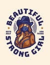 Beautiful Strong Girl T-Shirt