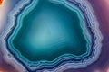 Beautiful structure of multicolored agate, mineral design for banner or background. Created by AI