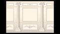 Stucco wall panel moulding with columns seamless Royalty Free Stock Photo