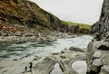 Studlagil canyon in Iceland Royalty Free Stock Photo