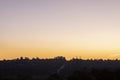 Gorgeous Dusk Suburban Landscape Revealing Muntain Highway