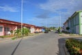 Beautiful suburban street in Cumana city Royalty Free Stock Photo