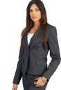 Beautiful successful brunette businesswoman Royalty Free Stock Photo