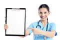 Beautiful successful nurse doctor - Healthcare workers Royalty Free Stock Photo
