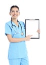 Beautiful successful nurse doctor - Healthcare workers Royalty Free Stock Photo