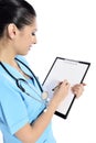 Beautiful successful nurse doctor - Healthcare workers Royalty Free Stock Photo