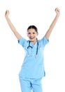 Beautiful successful nurse doctor - Healthcare workers Royalty Free Stock Photo