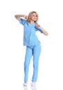 Beautiful successful nurse doctor - Healthcare workers Royalty Free Stock Photo