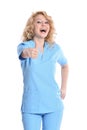 Beautiful successful nurse doctor - Healthcare workers Royalty Free Stock Photo