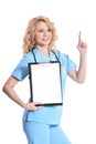 Beautiful successful nurse doctor - Healthcare workers Royalty Free Stock Photo