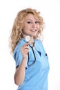 Beautiful successful nurse doctor - Healthcare workers Royalty Free Stock Photo