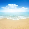 Beautiful Summer Beach Royalty Free Stock Photo